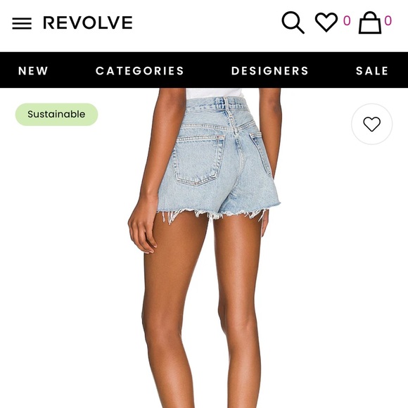 AGOLDE Parker Shorts NWT - Picture 2 of 5